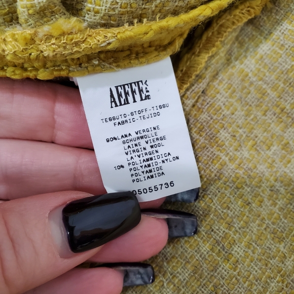 Philosophy Di Alberta Ferretti Vintage Wool Retro Mod Mustard Jacket Skirt Suit - Picture 16 of 16